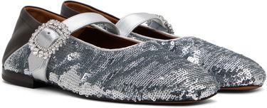 Šaty Wales Bonner Wales Bonner Glide Ballerina Flats Hnedá | WBW44011A 21090, 3