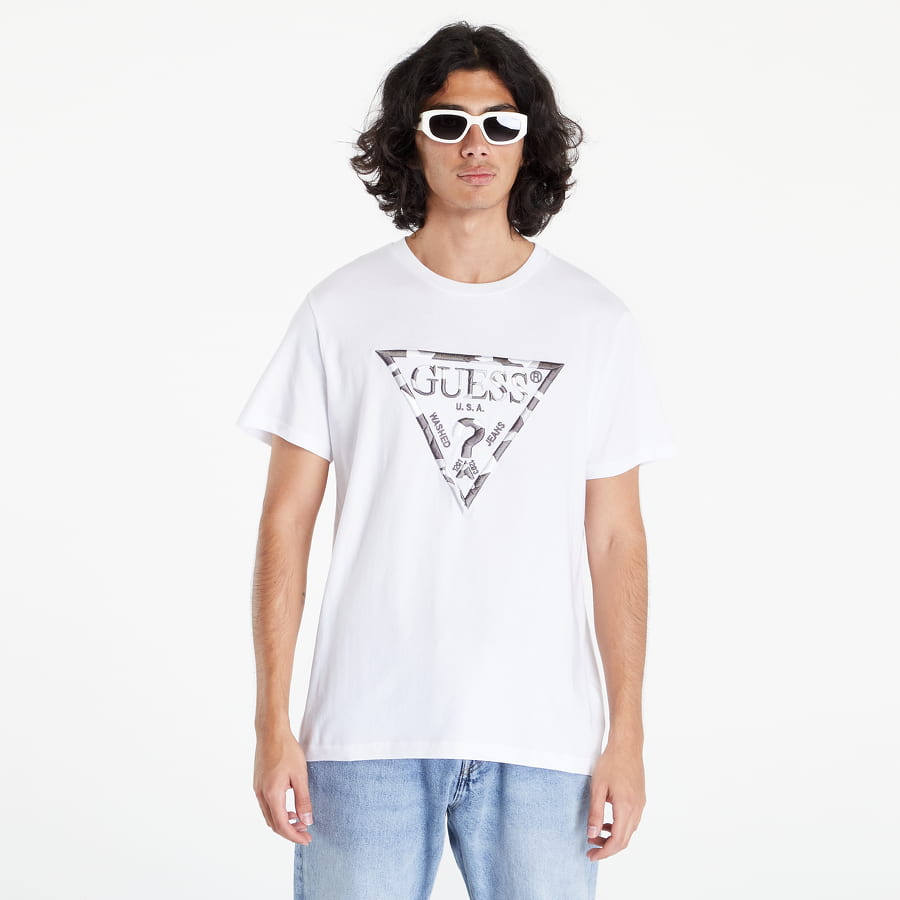 Tričko GUESS Gad Tee Biela | M2BI33K8FQ4-G011, 0