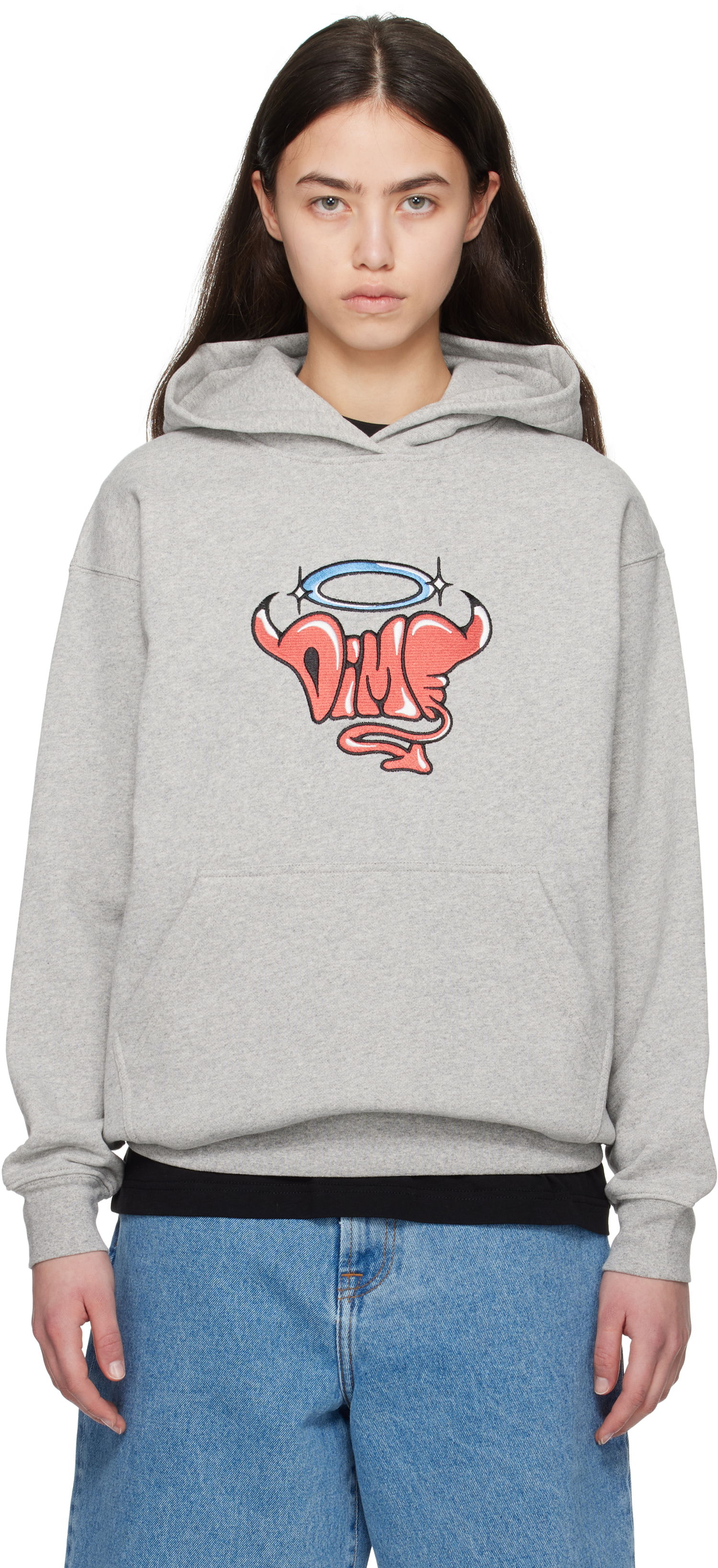 Mikina Dime Dime Purgatory Hoodie Šedá | DIME2SP2540GRY, 0
