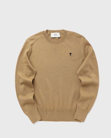 Sveter AMI AMI De Coeur Crewneck Sweater Béžová | HKS826.001-288, 0