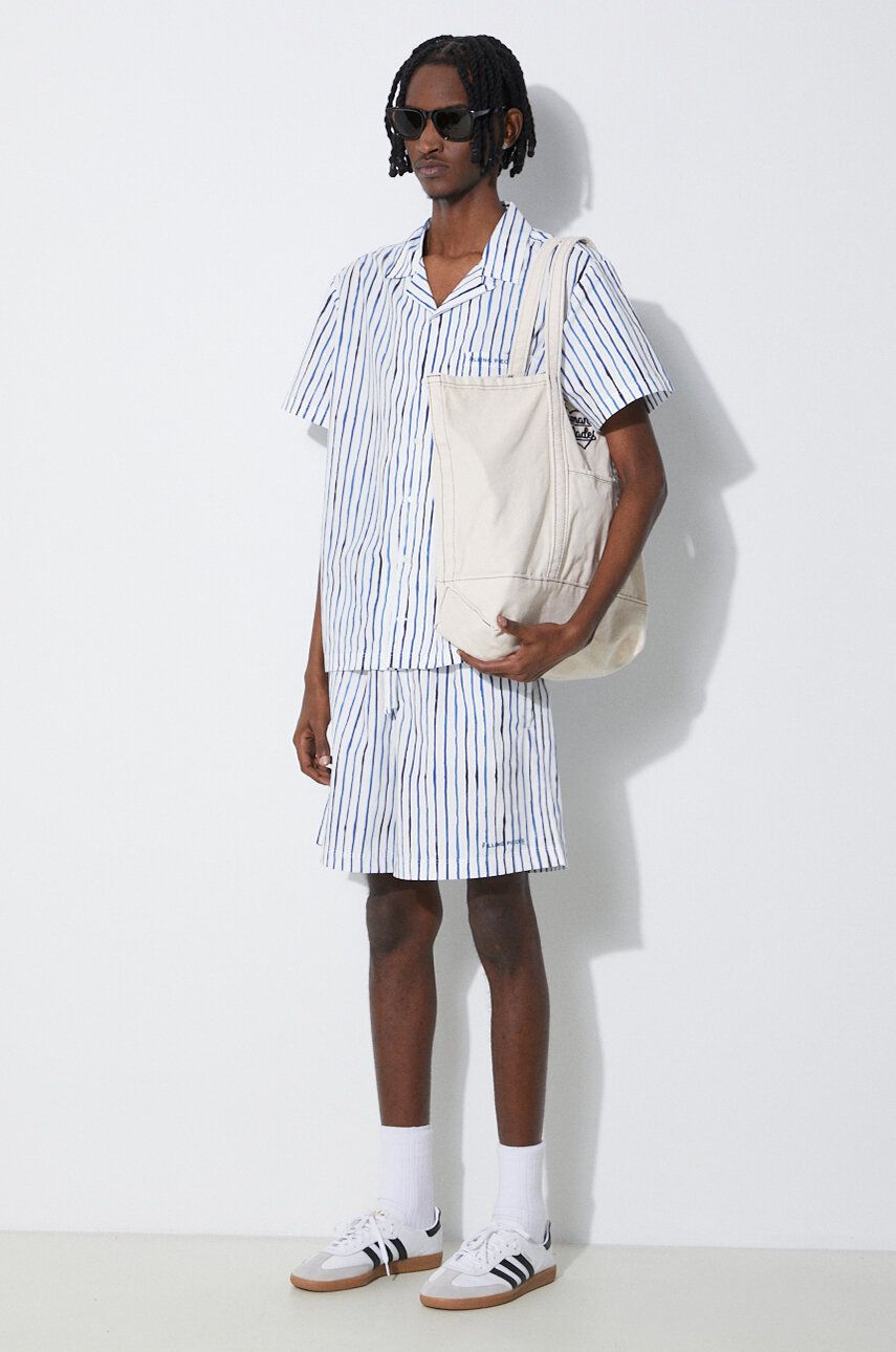 Šortky Filling Pieces Filling Pieces Striped Shorts Biela | 88233980630, 1