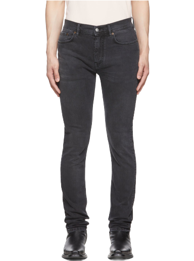 Džínsy Acne Studios Skinny Fit Jeans Čierna | B00147-