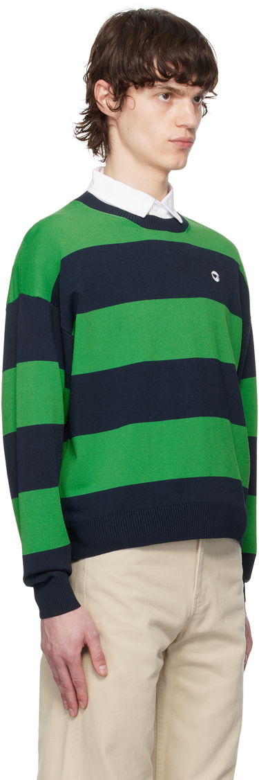Sveter Coperni Coperni Striped Crewneck Sweater Zelené | COPML134SY3010MEN, 1