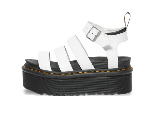 Tenisky a topánky Dr. Martens Blaire Quad Hydro Leather Platform Sandals W Biela | DM27296100