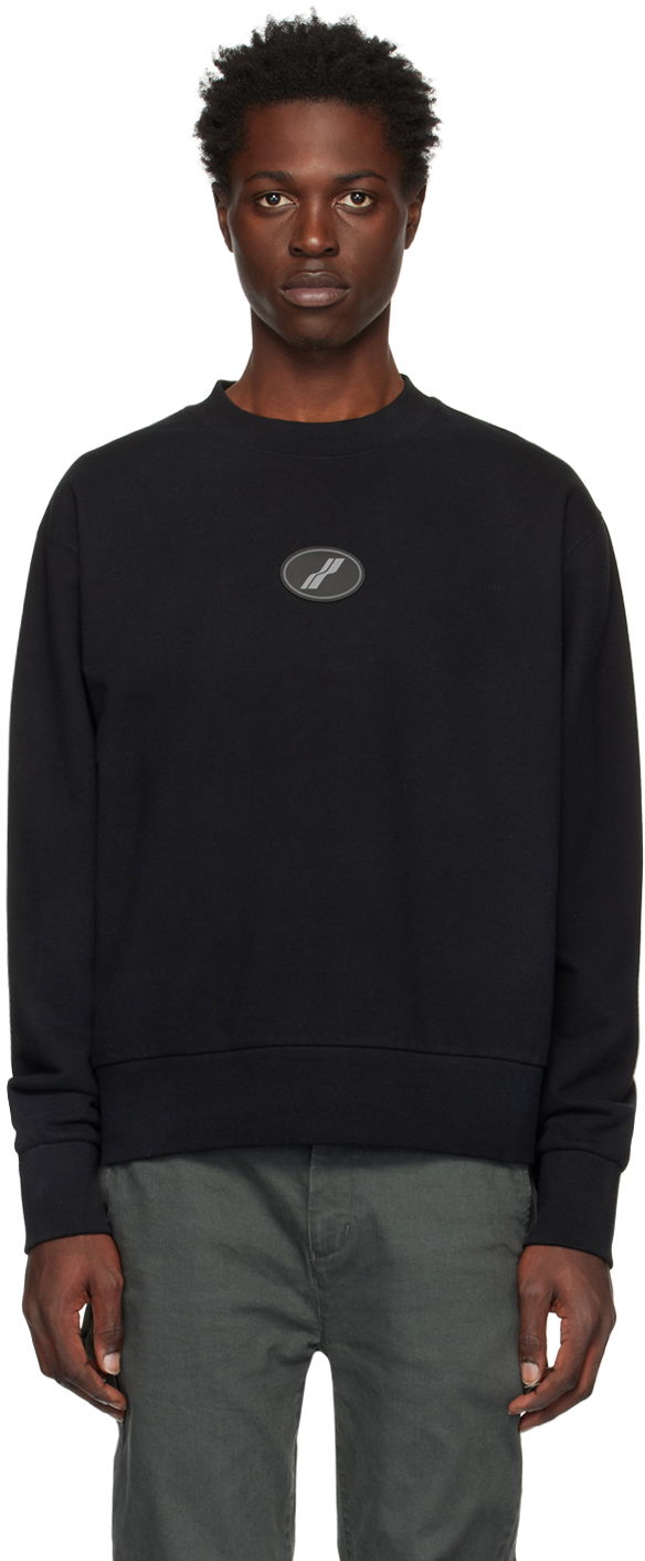 Sveter We11done We11done Symbol Wappen Sweatshirt Čierna | WD-TS3-22-719-U-BK, 0