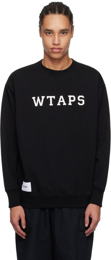 Sveter WTAPS WTAPS Cotton Academy Sweatshirt Čierna | 251ATDT-CSM03, 0