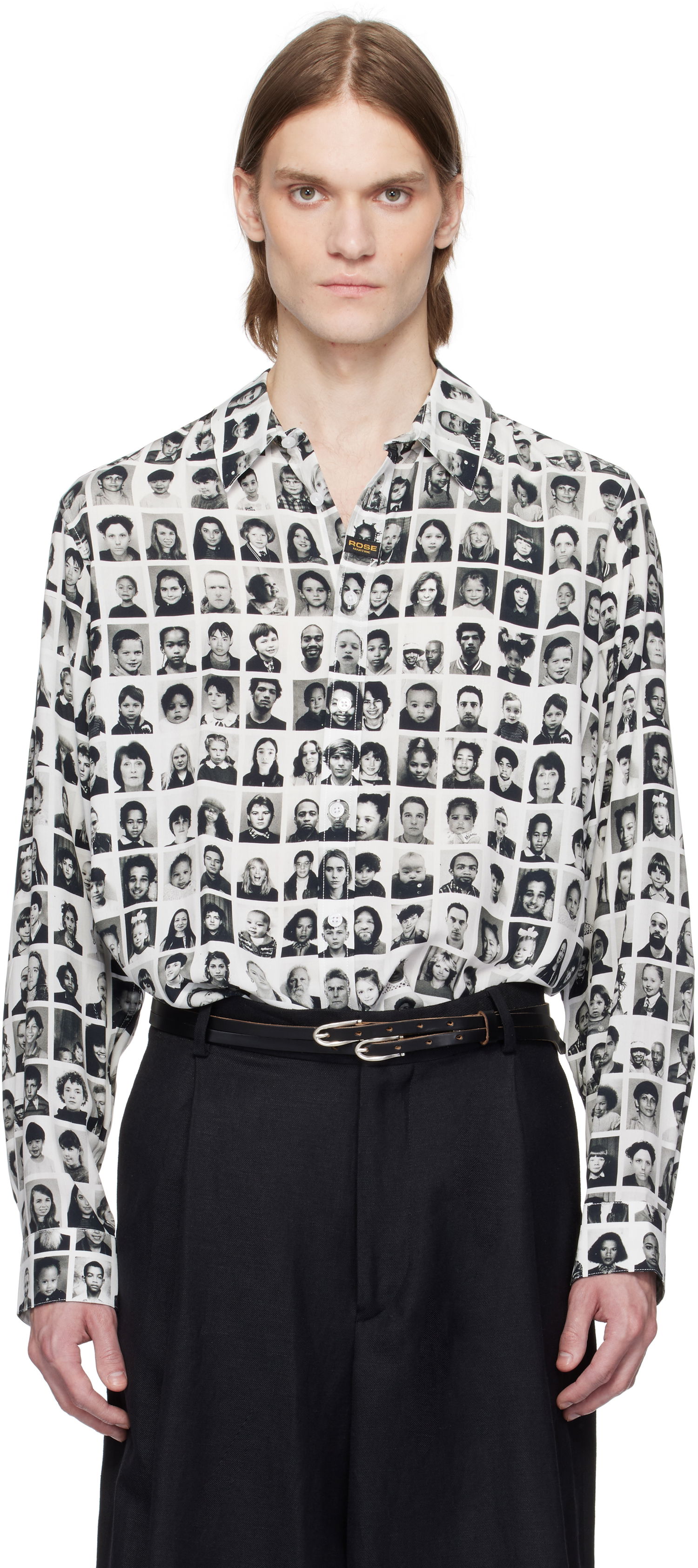 Košeľa Martine Rose Martine Rose Classic Photo Print Shirt Biela | 401WS24020, 0