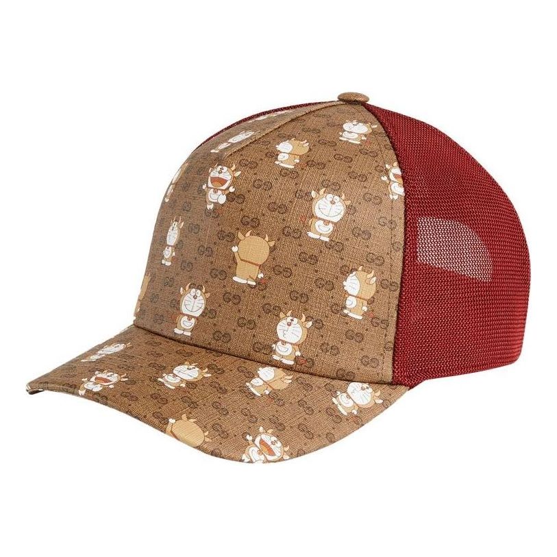 Klobúk Gucci Gucci x Doraemon Baseball Hat Hnedá | 648845-4HACT-9774, 0