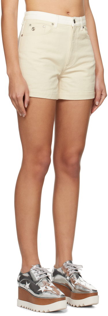 Šortky Stella McCartney Stella McCartney Bandana Denim Shorts Béžová | 6D02503SPH57, 1