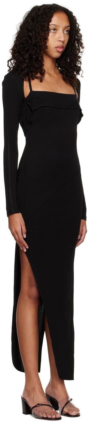 Šaty Helmut Lang Cutout Midi Dress Čierna | M07HW601, 1