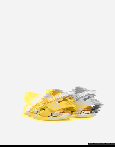 Tenisky a topánky Dolce & Gabbana Spandex Fabric Floral Print Sandals Žltá | D11238AA975HA3VO, 1