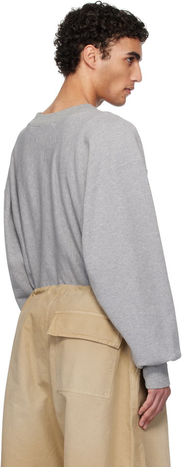 Mikina HED MAYNER Hed Mayner Embroidered Sweatshirt Šedá | HMMA72012R-HA183, 2