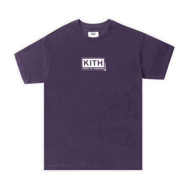 Tričko KITH Treats Proof Of Purchase Tee Fialová | KH3373 111, 0