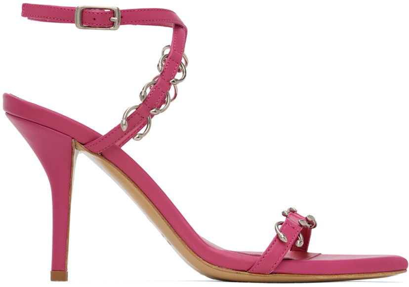 Starostlivosť o obuv Miaou GIABORGHINI Reno Heeled Sandals Ružová | RESA-LNAP