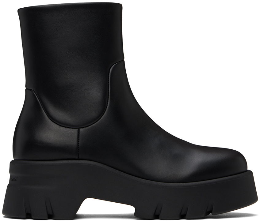Tenisky a topánky Gianvito Rossi Montey Leather Platform Boots Čierna | G73297-20GOM-VGI, 0