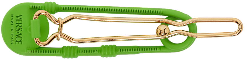 Spona Versace Versace Safety Pin Hair Clip Zelené | 1006259_1A00635, 1