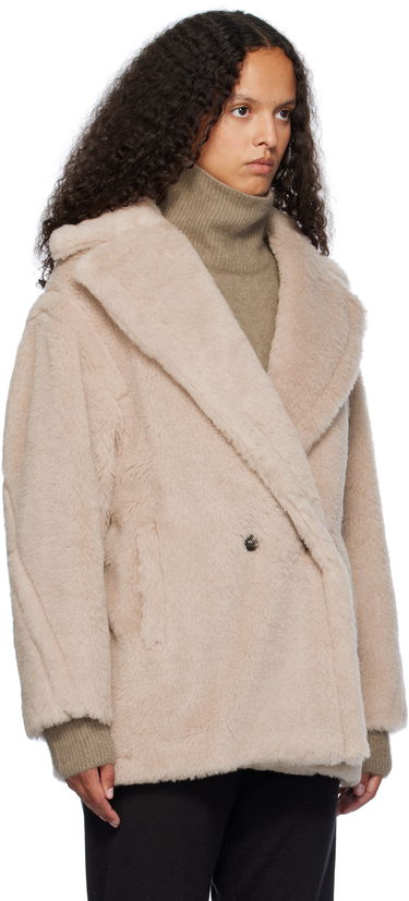 Bunda Max Mara Max Mara Olga Short Faux-Fur Coat Béžová | 2421086032600 MM10501, 1
