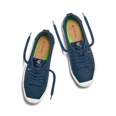 Tenisky a topánky Cariuma OCA Low Premium Leather 40.5 Modrá | 100104U50, 5