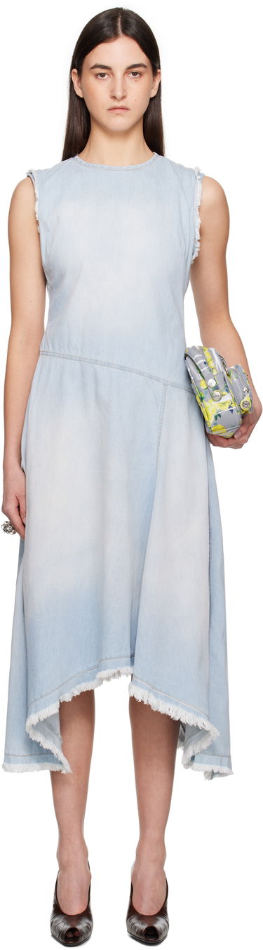 Šaty Acne Studios Acne Studios Sleeveless Midi Dress Modrá | A20806-, 0