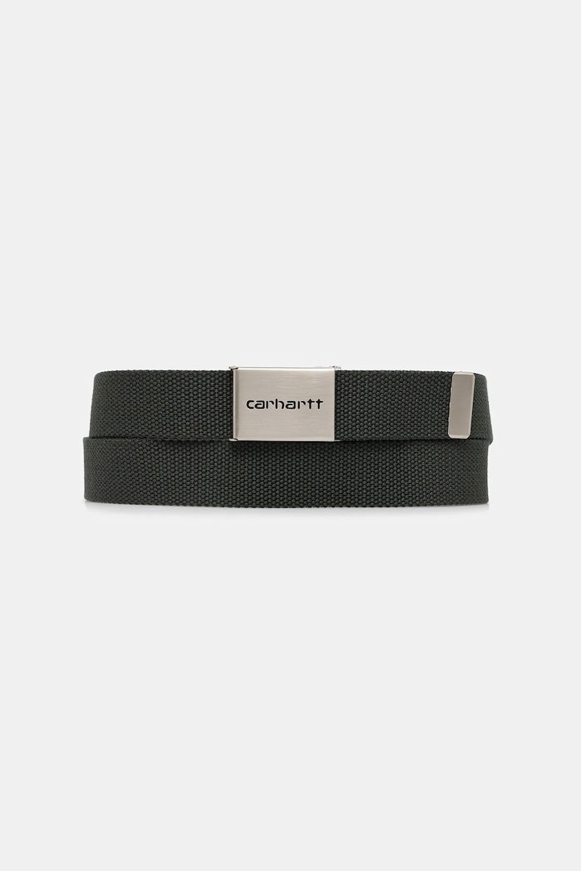 Opasok Carhartt WIP Clip Belt Chrome Zelené | I019176.2ZXXX