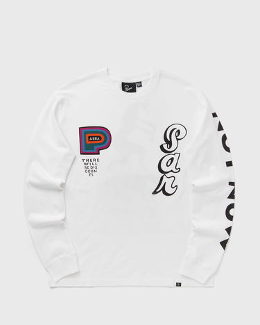 Tričko By Parra Long Sleeve Graphic T-Shirt Biela | 53430, 0