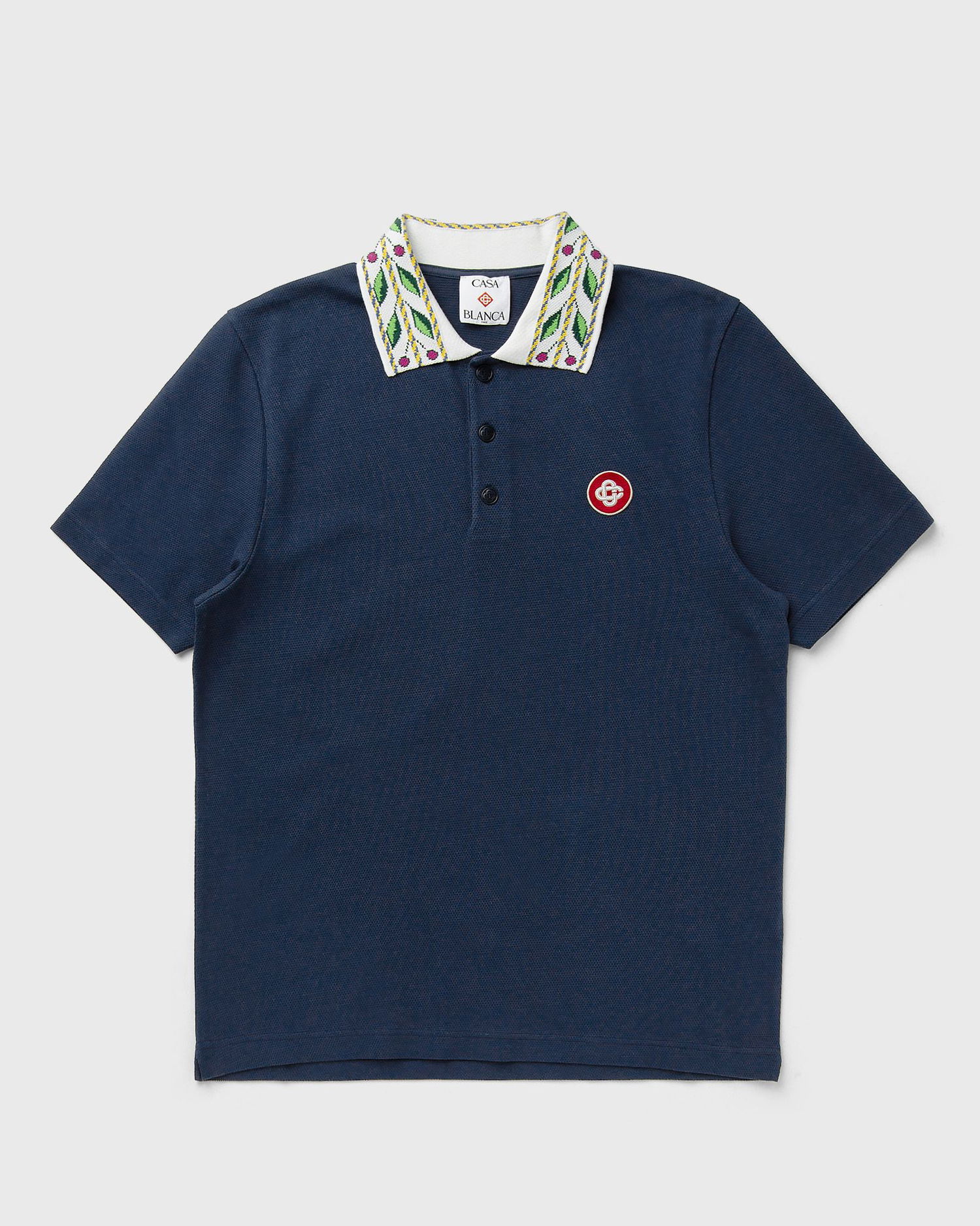 Polo tričko Casablanca Laurel Pique Polo Shirt Navy | MPF25-JTP-243-02, 0