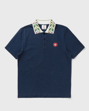 Polo tričko Casablanca Laurel Pique Polo Shirt Navy | MPF25-JTP-243-02, 0
