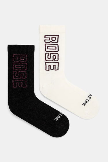 Ponožky Martine Rose Fluffy Socks 2-pack Čierna | 1180JF04012, 0