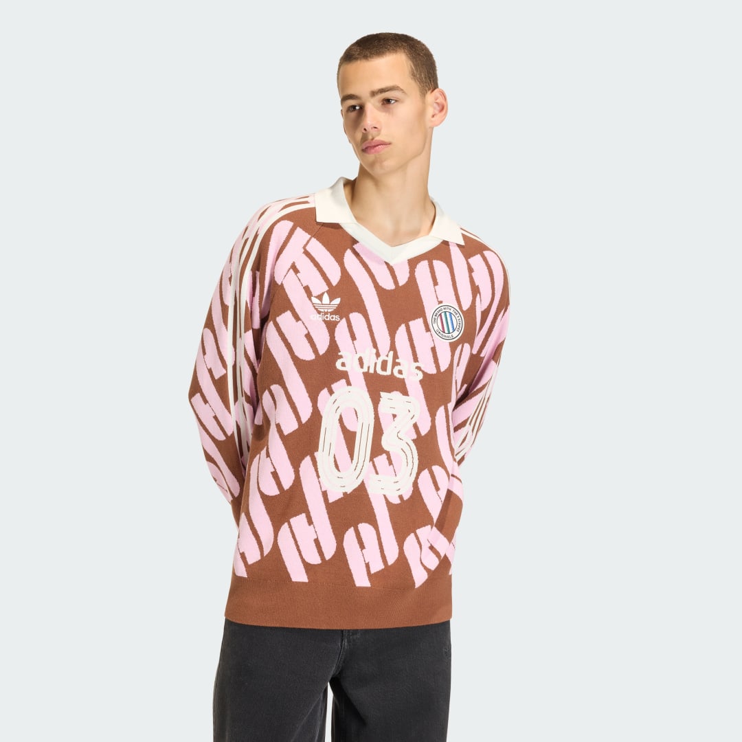 Dres adidas Performance Adicolor Blokecore Knit Jersey Hnedá | KQ5084, 0