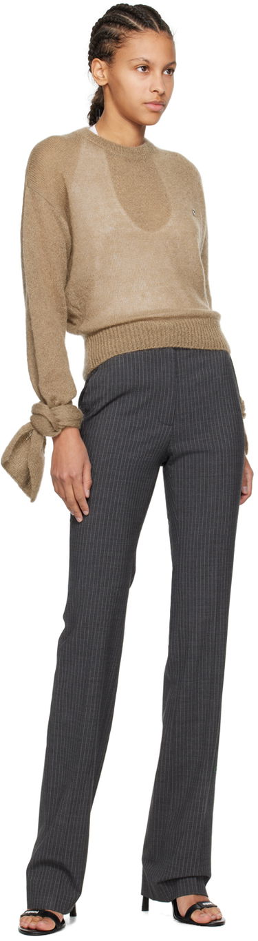 Sveter Coperni Knotted Sleeve Sweater Béžová | COPML100648, 3