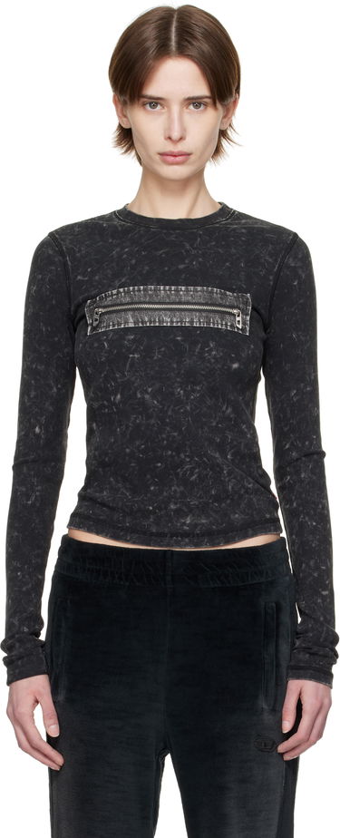 Tričko Diesel Diesel T-Ercole Long Sleeve T-Shirt Čierna | A16628 0QMAU, 0
