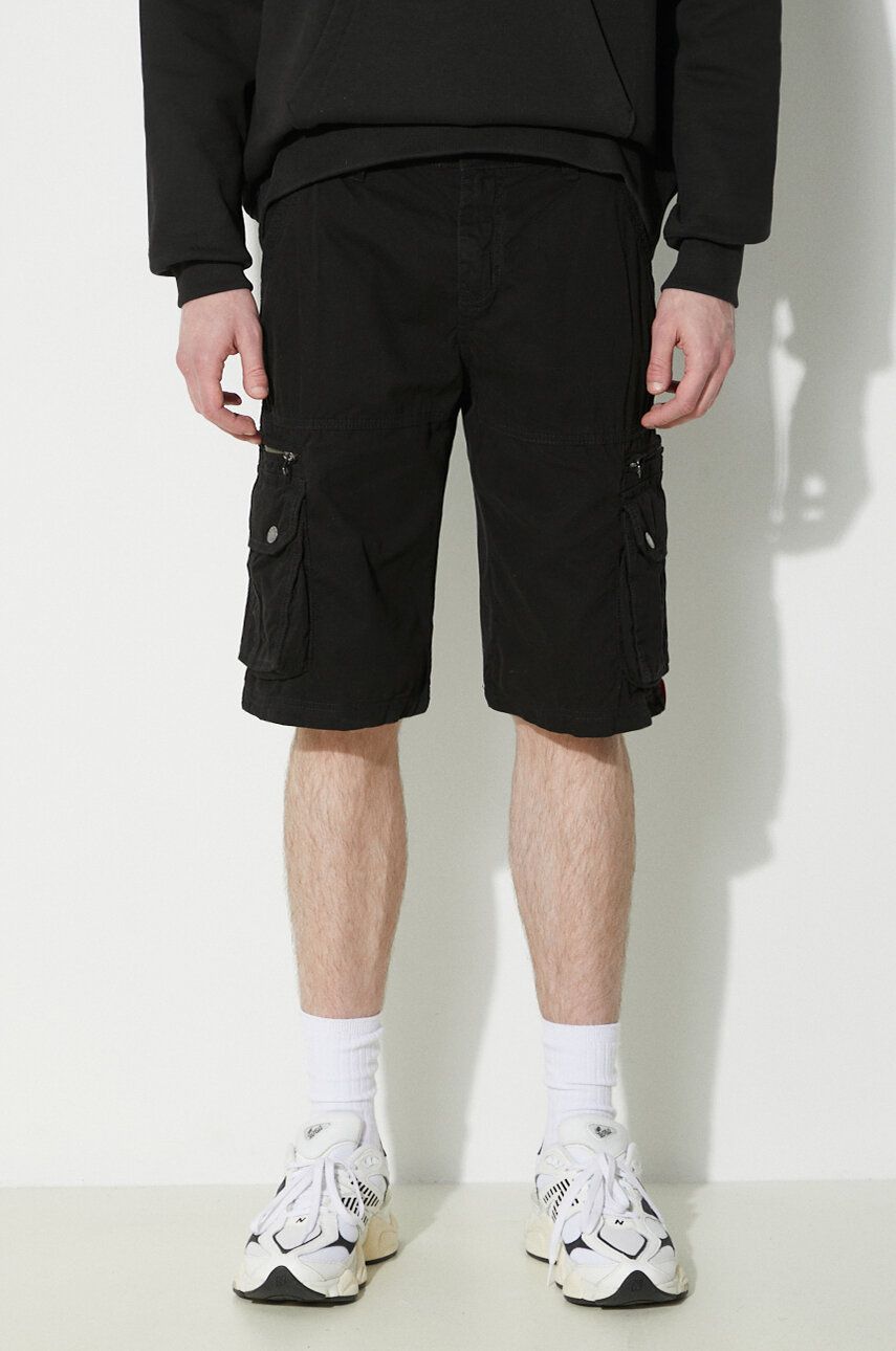 Cargo nohavice Alpha Industries Cargo Shorts Čierna | 136250, 0