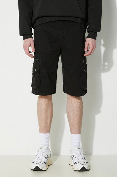 Cargo nohavice Alpha Industries Cargo Shorts Čierna | 136250, 0