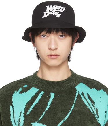Klobúk We11done Logo Bucket Hat Čierna | WD-AH1-22-407-U-BK, 0