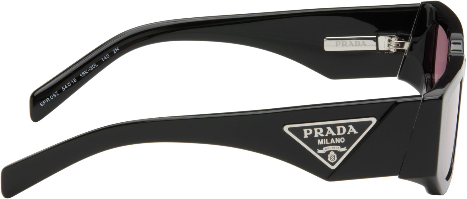 Slnečné okuliare Prada Prada Triangle Logo Sunglasses Čierna | 0PR 09ZS 16K30L54 8056262346433, 1