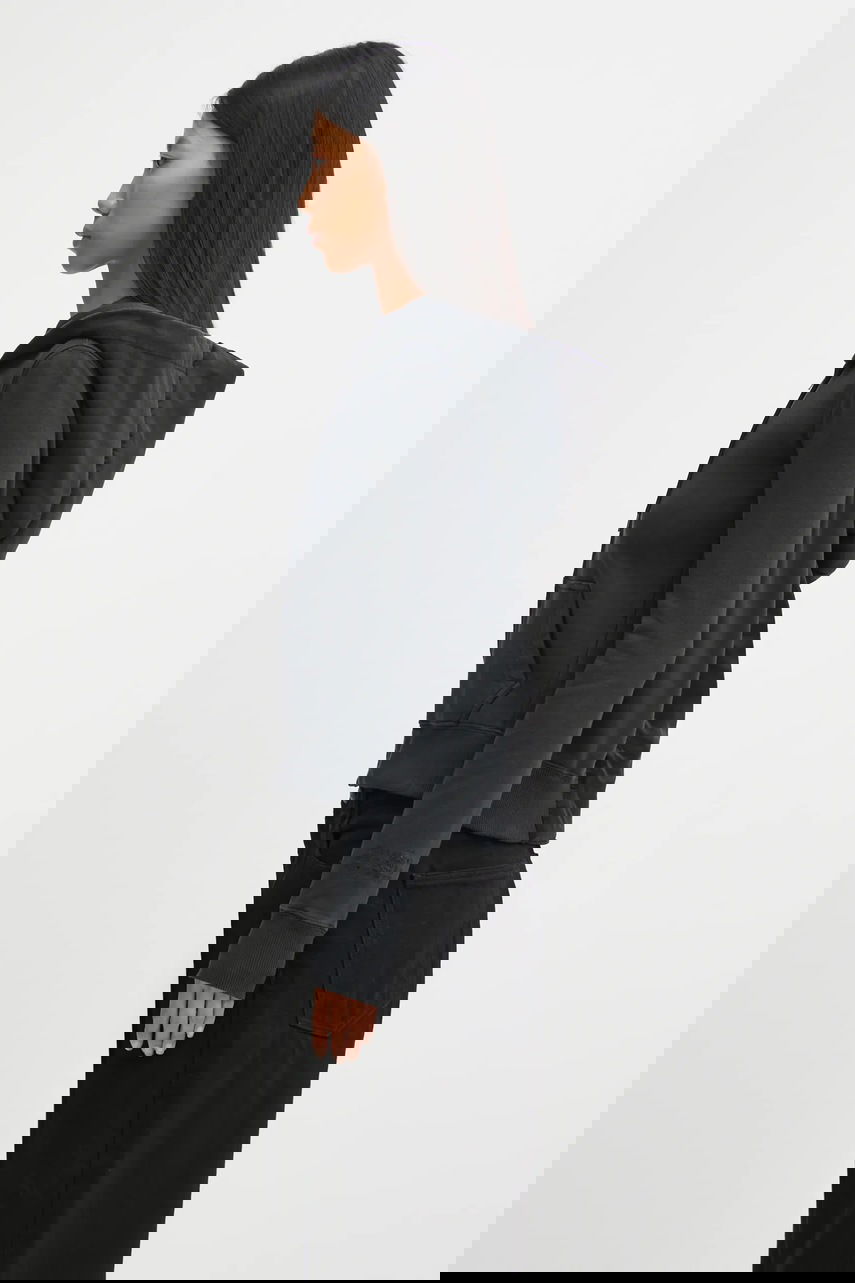 Mikina Maison Margiela MM6 Maison Margiela Washed Cropped Zip Hoodie Čierna | S62HG0030.M25024.899, 1