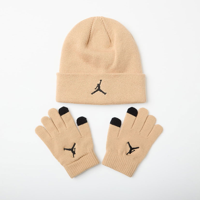 Súprava Jordan Jordan Essentials Beanie and Gloves Set Béžová | 9A0836-X0L