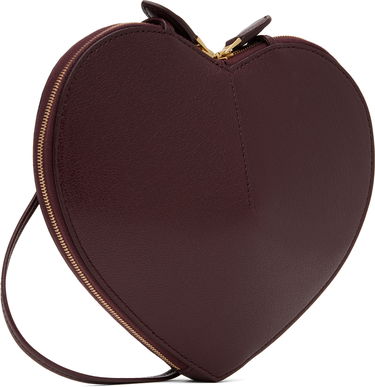Kabelka Alaïa ALAÏA 'Le Coeur' Suede Crossbody Bag Vínová | AA1P003CA577, 2