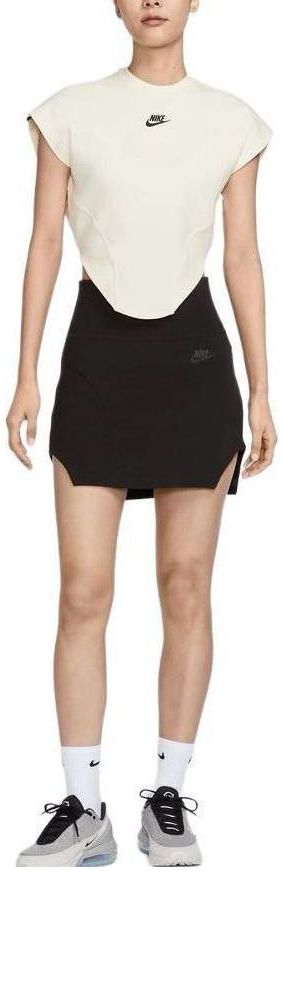 Sukňa Nike Sportswear Tech Fleece Sleeveless T-Shirt Čierna | FQ1851-110