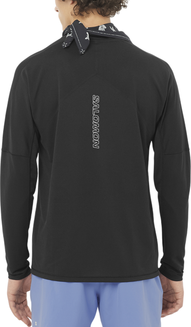 Tričko Salomon Salomon Sense Aero Graphic Long Sleeve Tee Čierna | lc2694-0, 1