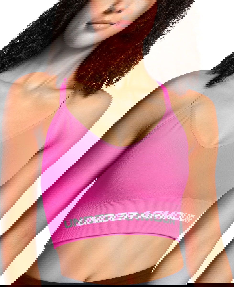 Podprsenka Under Armour Seamless Low Bra Ružová | 1384417-652, 0