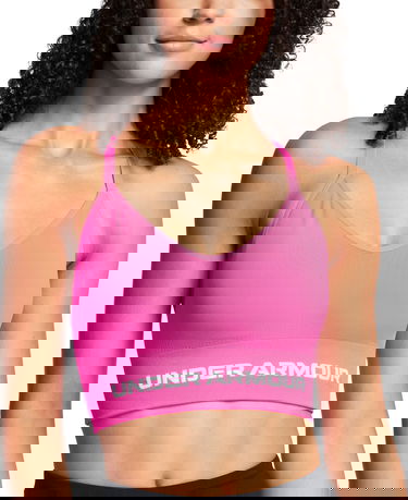 Podprsenka Under Armour Seamless Low Bra Ružová | 1384417-652, 0