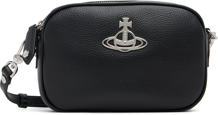 Taška cez rameno Vivienne Westwood Anna Camera Bag Čierna | 48020003U-S000D-