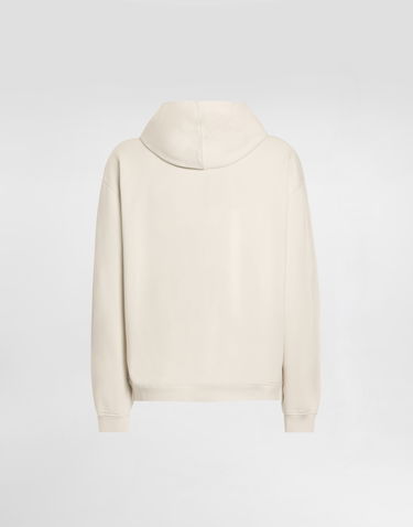 Mikina Dolce & Gabbana Jersey Hoodie with Dolce & Gabbana Embroidery Béžová | G9ZU0ZG7PGAA4567, 1