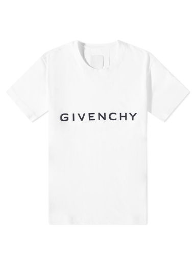 Tričko Givenchy Logo Tee Biela | BM716G3YAC-100