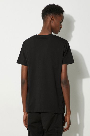 Tričko Alpha Industries Basic Fool Print T-Shirt Čierna | 100501FP.365, 2