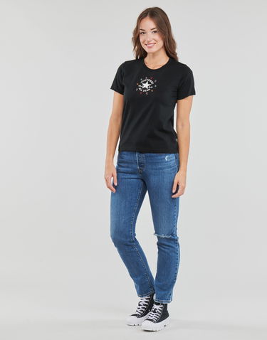 Tričko Converse CHUCK CRYSTAL ENERGY REGULAR TEE Čierna | 10025008-A01, 2