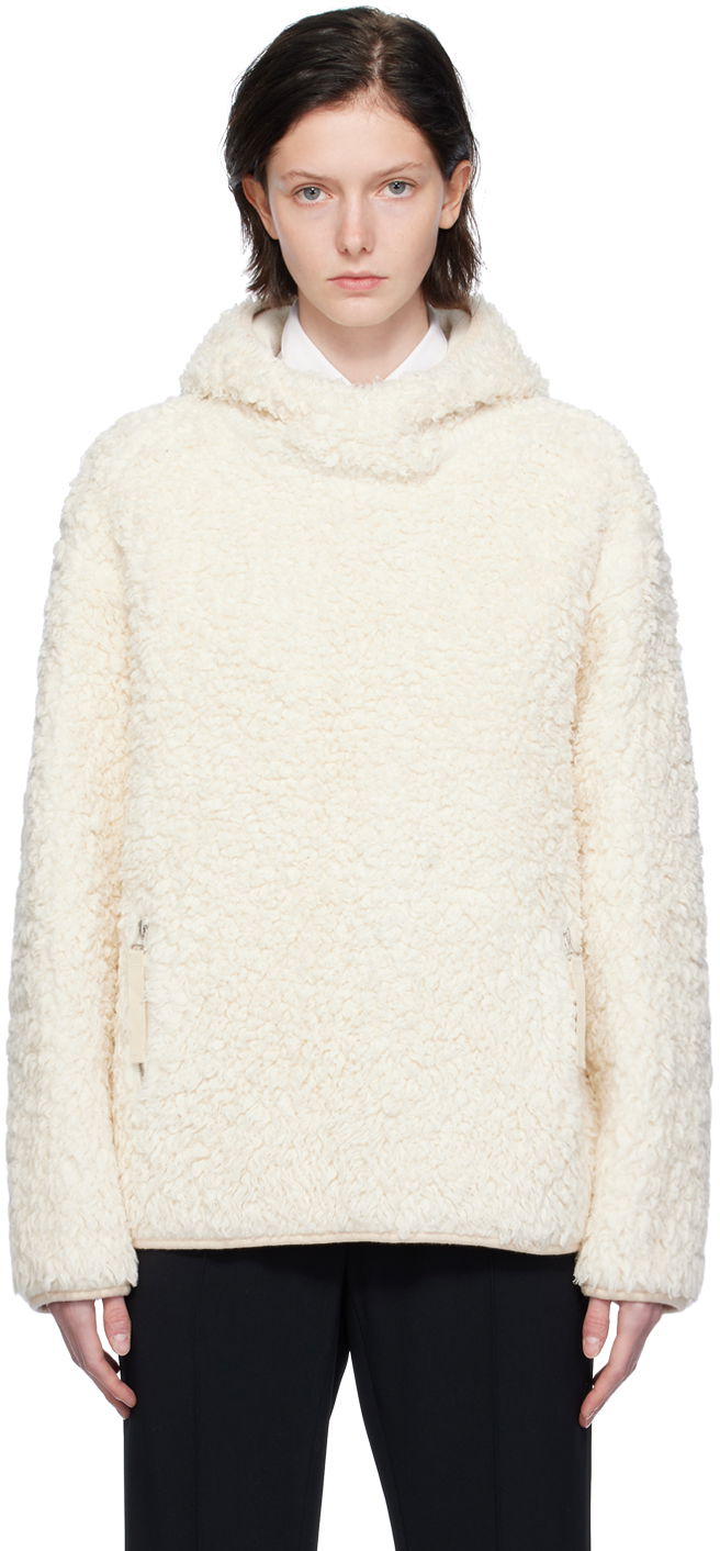 Mikina Jil Sander Oversized Hoodie Béžová | J40GU0107_J20088, 0