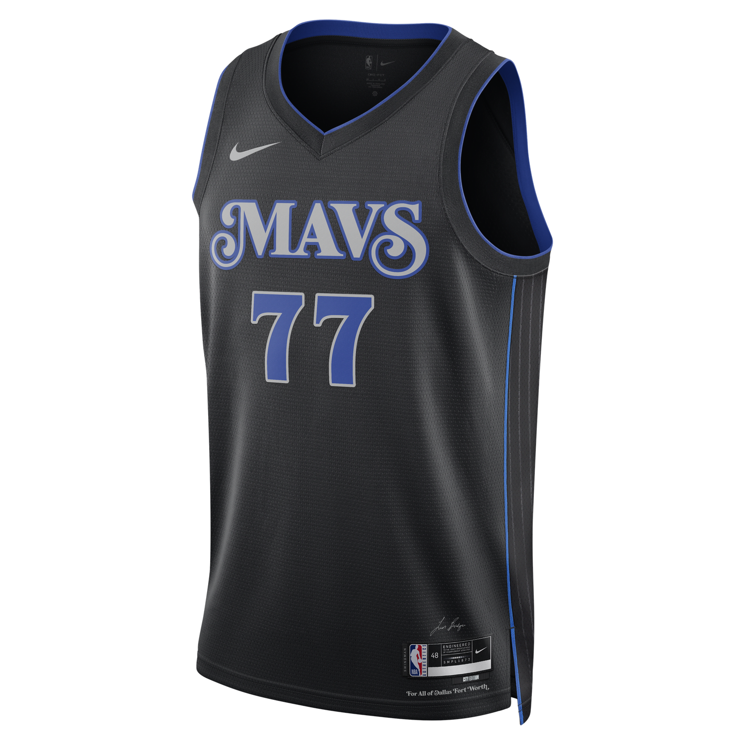 Dres Nike Dri-FIT NBA Swingman Luka Dončić Dallas Mavericks City Edition 2023/24 Jersey Čierna | DX8499-010, 0