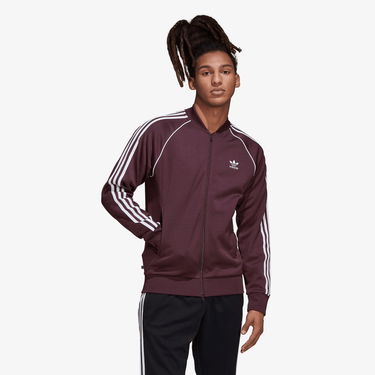 Mikina adidas Originals SST Track Jacket Fialová | HK7339, 1